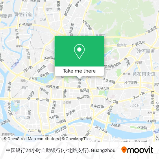 中国银行24小时自助银行(小北路支行) map