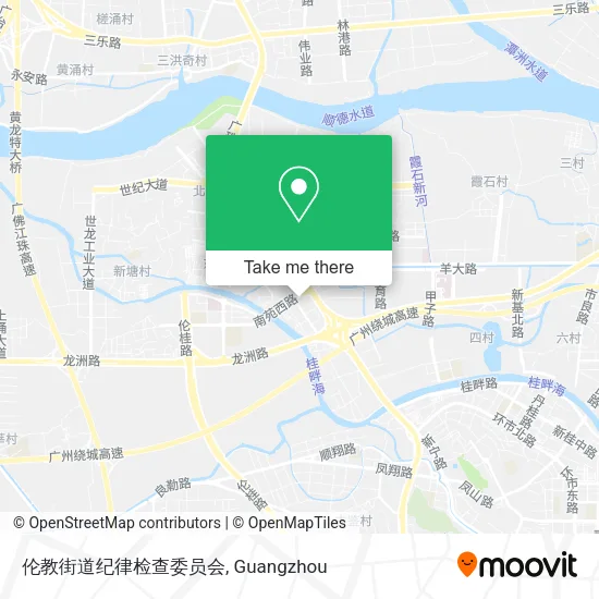 伦教街道纪律检查委员会 map