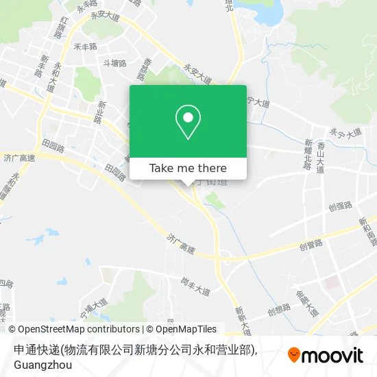 申通快递(物流有限公司新塘分公司永和营业部) map