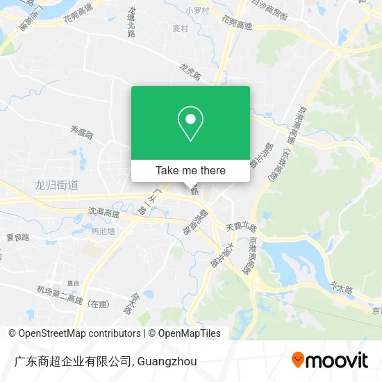 广东商超企业有限公司 map
