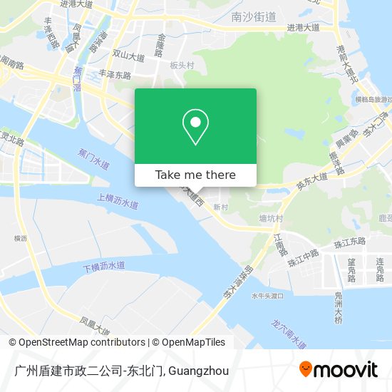 广州盾建市政二公司-东北门 map