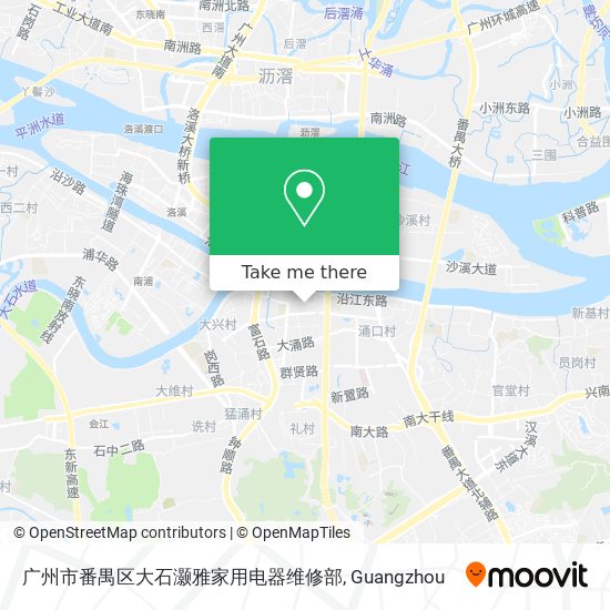 广州市番禺区大石灏雅家用电器维修部 map