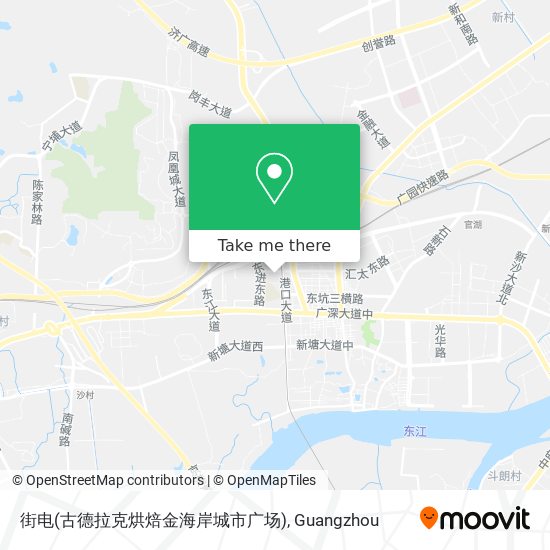 街电(古德拉克烘焙金海岸城市广场) map