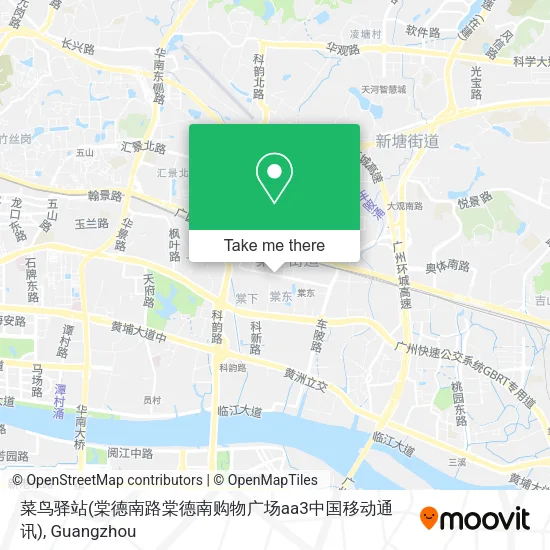 菜鸟驿站(棠德南路棠德南购物广场aa3中国移动通讯) map