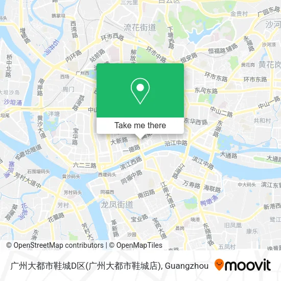 广州大都市鞋城D区(广州大都市鞋城店) map