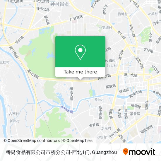 番禺食品有限公司市桥分公司-西北1门 map