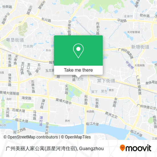 广州美丽人家公寓(原星河湾住宿) map