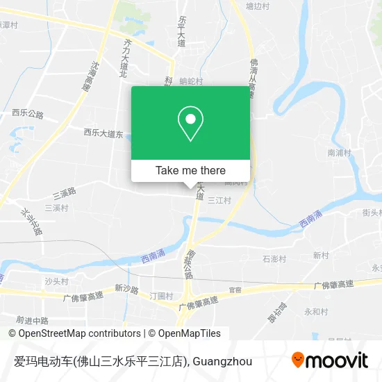 爱玛电动车(佛山三水乐平三江店) map