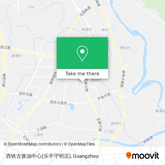西铁古换油中心(乐平守明店) map