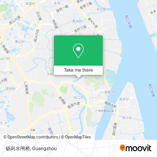 砺岗水闸桥 map