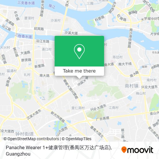 Panache Wearer 1+健康管理(番禺区万达广场店) map