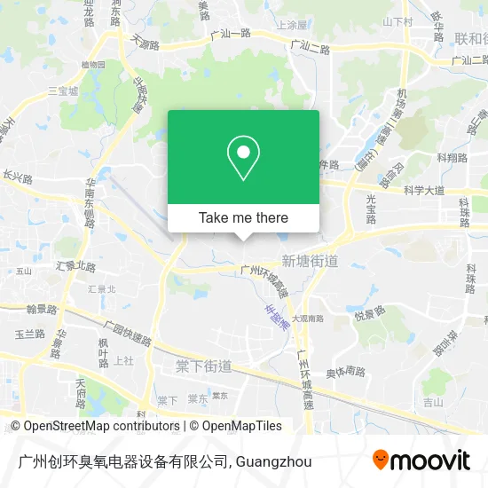 广州创环臭氧电器设备有限公司 map
