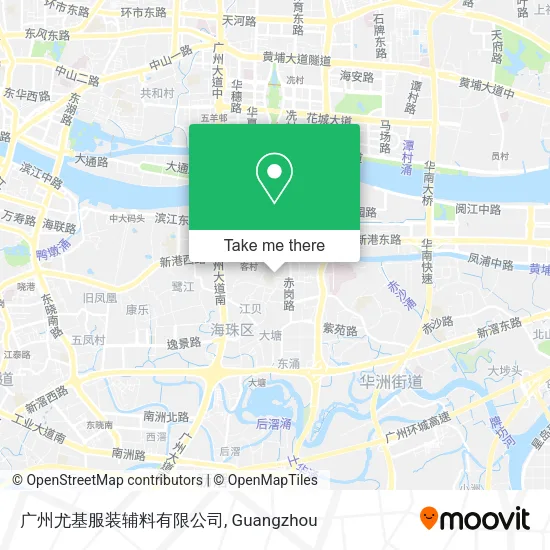 广州尤基服装辅料有限公司 map