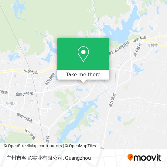 广州市客尤实业有限公司 map