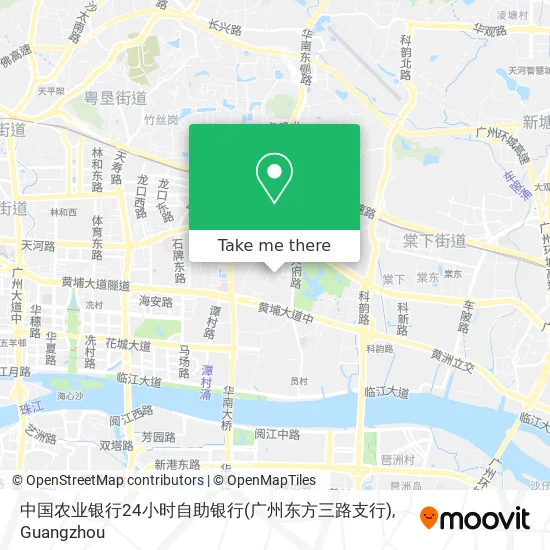 中国农业银行24小时自助银行(广州东方三路支行) map