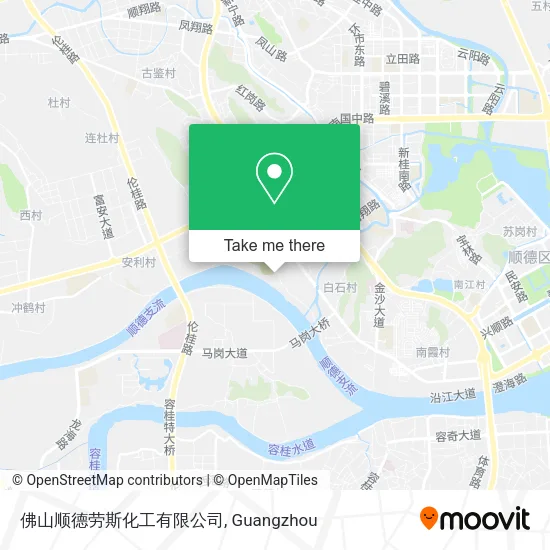 佛山顺德劳斯化工有限公司 map