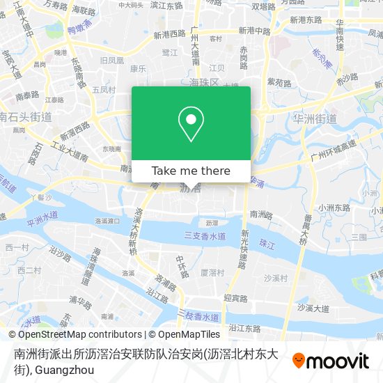 南洲街派出所沥滘治安联防队治安岗(沥滘北村东大街) map