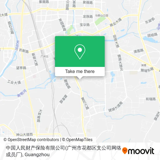 中国人民财产保险有限公司(广州市花都区支公司网络成员厂) map
