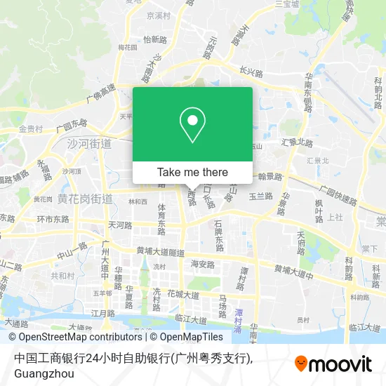 中国工商银行24小时自助银行(广州粤秀支行) map