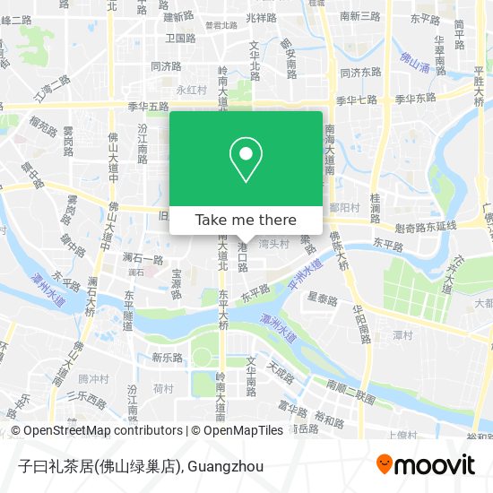 子曰礼茶居(佛山绿巢店) map