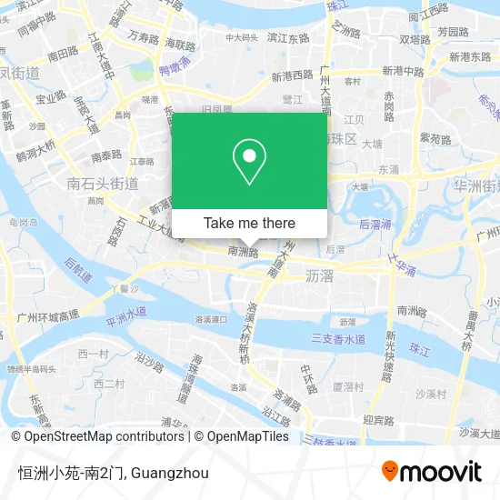 恒洲小苑-南2门 map