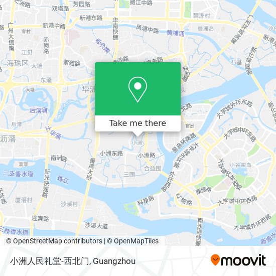 小洲人民礼堂-西北门 map