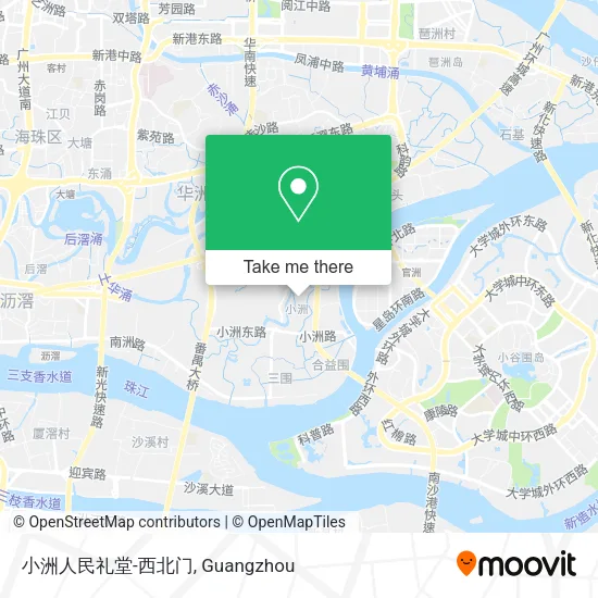 小洲人民礼堂-西北门 map