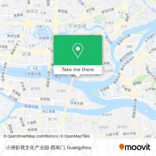 小洲影视文化产业园-西南门 map