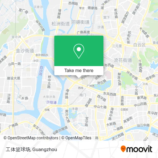 工体篮球场 map