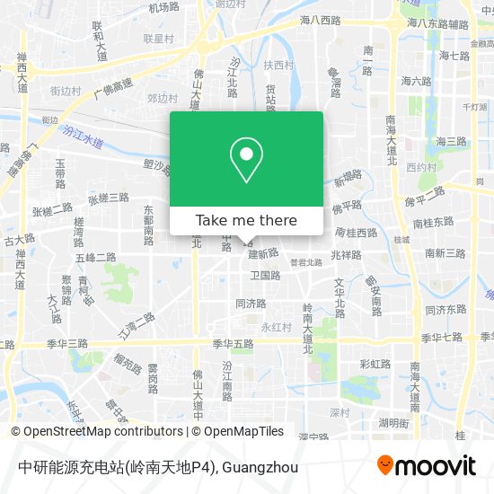 中研能源充电站(岭南天地P4) map