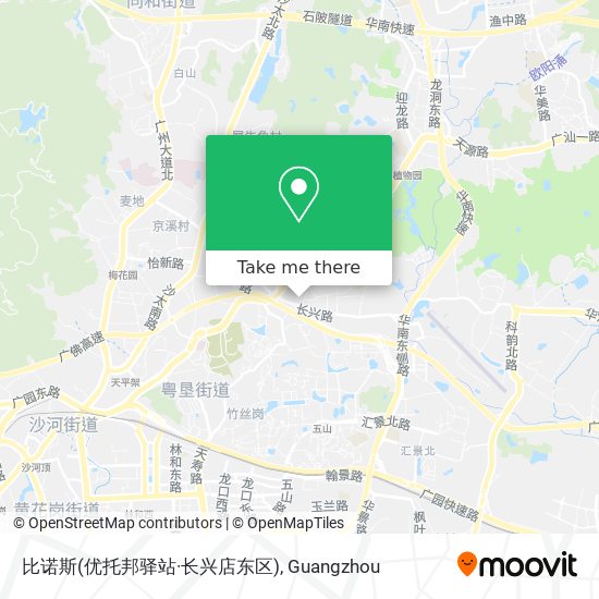比诺斯(优托邦驿站·长兴店东区) map