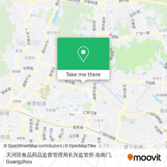 天河区食品药品监督管理局长兴监管所-东南门 map