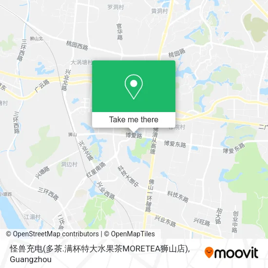 怪兽充电(多茶.满杯特大水果茶MORETEA狮山店) map