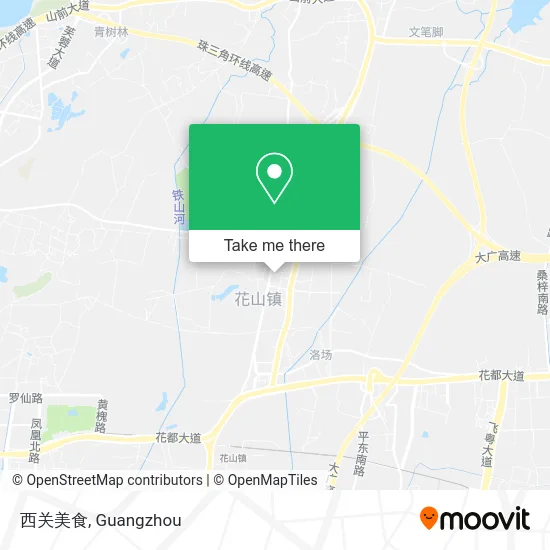 西关美食 map