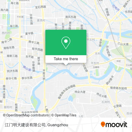 江门明大建设有限公司 map