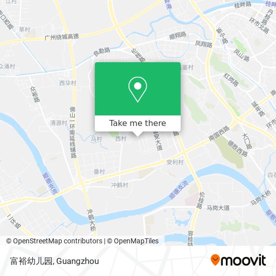 富裕幼儿园 map
