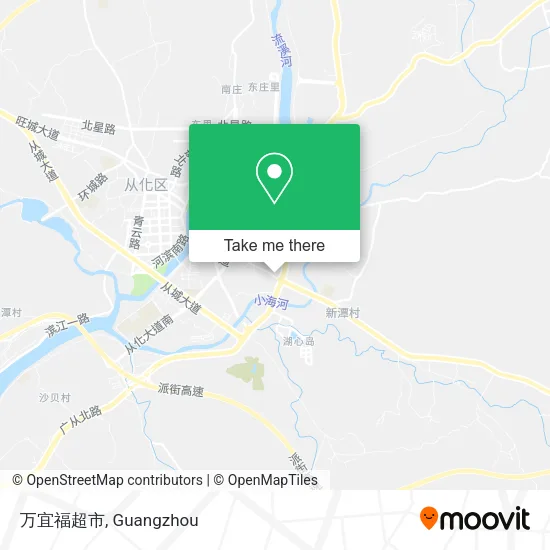 万宜福超市 map