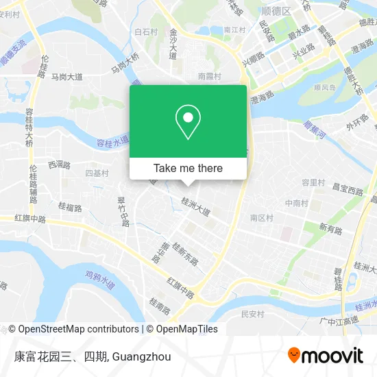 康富花园三、四期 map