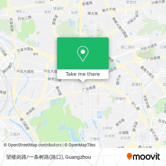 望楼岗路/一条树路(路口) map