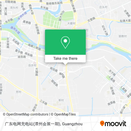 广东电网充电站(潭州会展一期) map