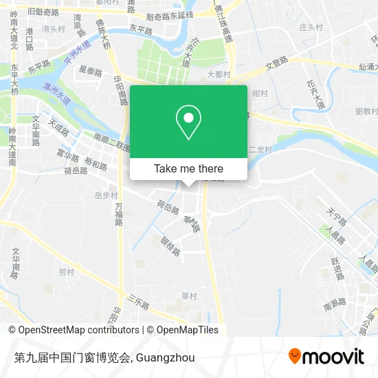 第九届中国门窗博览会 map