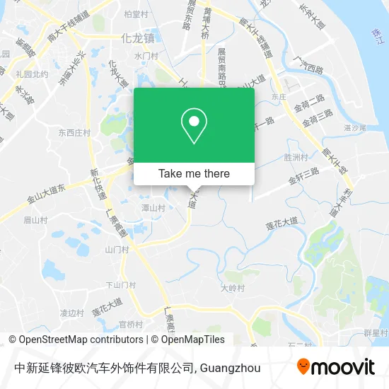 中新延锋彼欧汽车外饰件有限公司 map