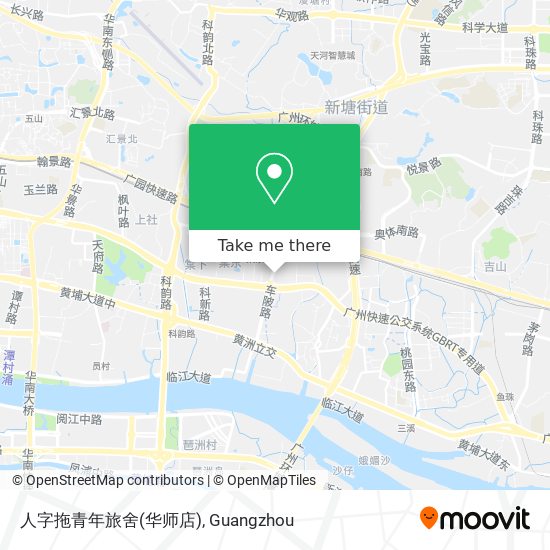 人字拖青年旅舍(华师店) map