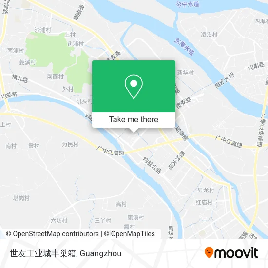 世友工业城丰巢箱 map