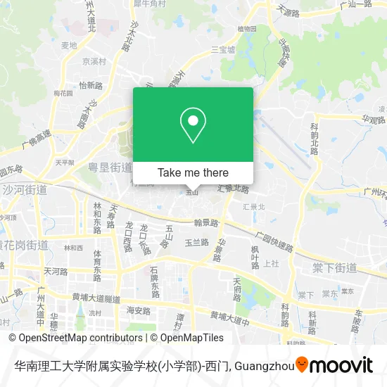 华南理工大学附属实验学校(小学部)-西门 map