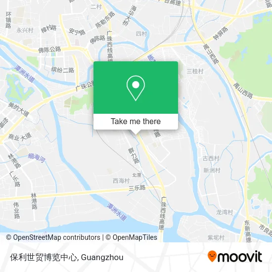 保利世贸博览中心 map