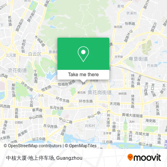 中核大厦-地上停车场 map
