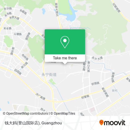 钱大妈(誉山国际店) map