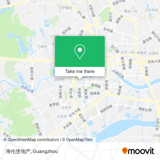 海伦堡地产 map