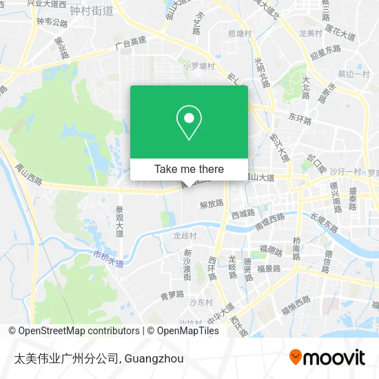 太美伟业广州分公司 map